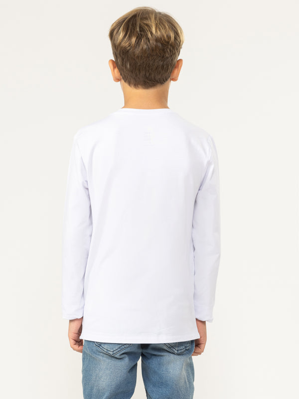 LONG SLEEVE T White / 14