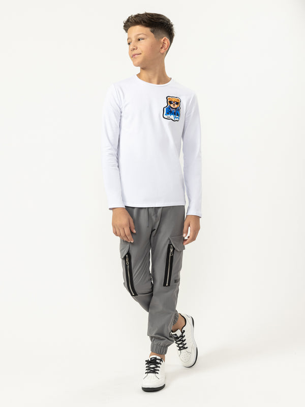 LONG SLEEVE T White / 14