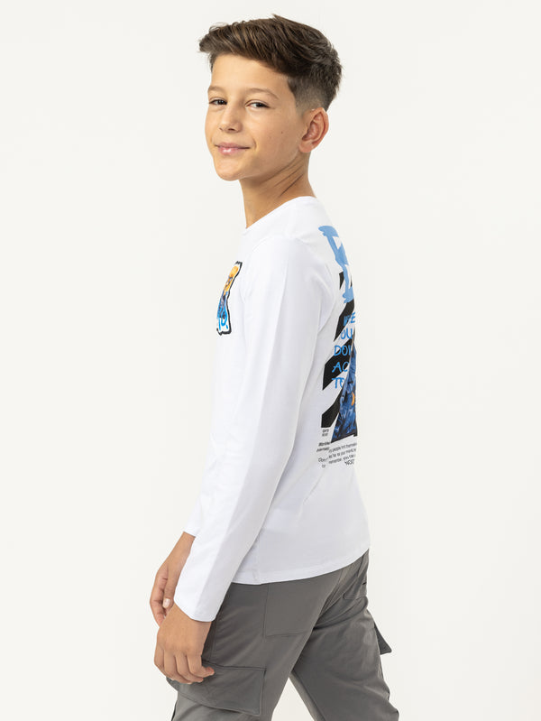 LONG SLEEVE T White / 14