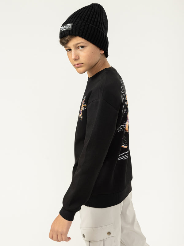 SWEATSHIRT Black / 14