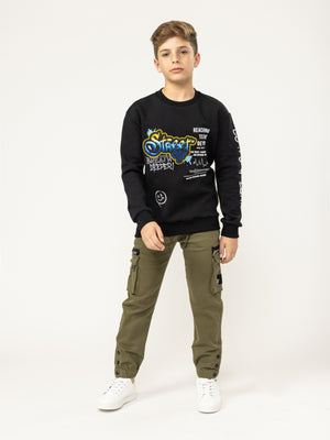 SWEATSHIRT Black / 14