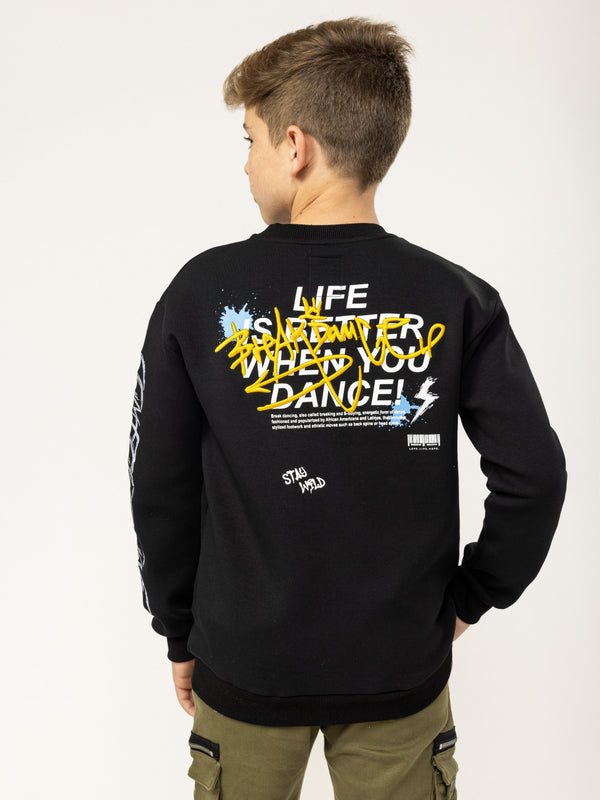 SWEATSHIRT Black / 14