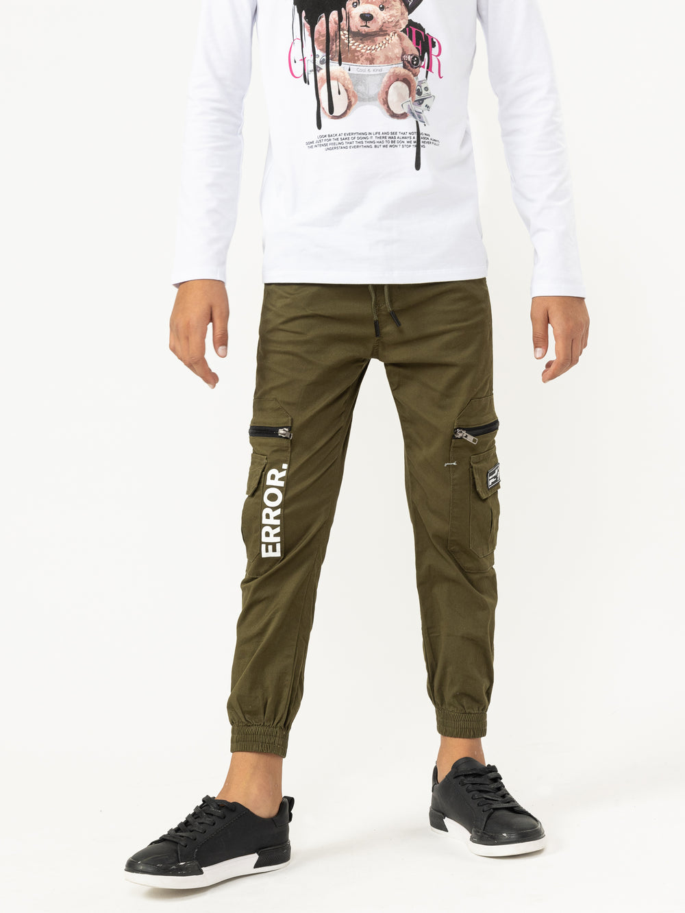 WOVEN PANTS Army / 14