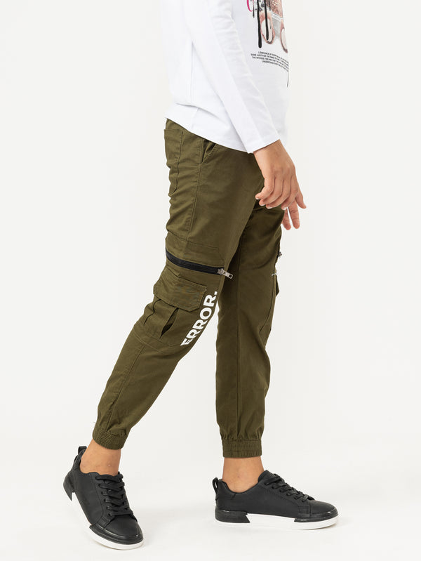 WOVEN PANTS Army / 14