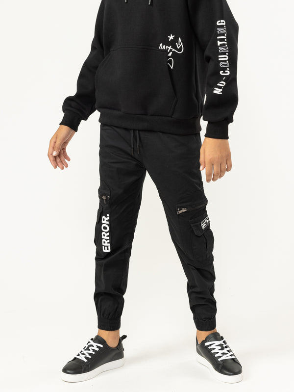 WOVEN PANTS Black / 14