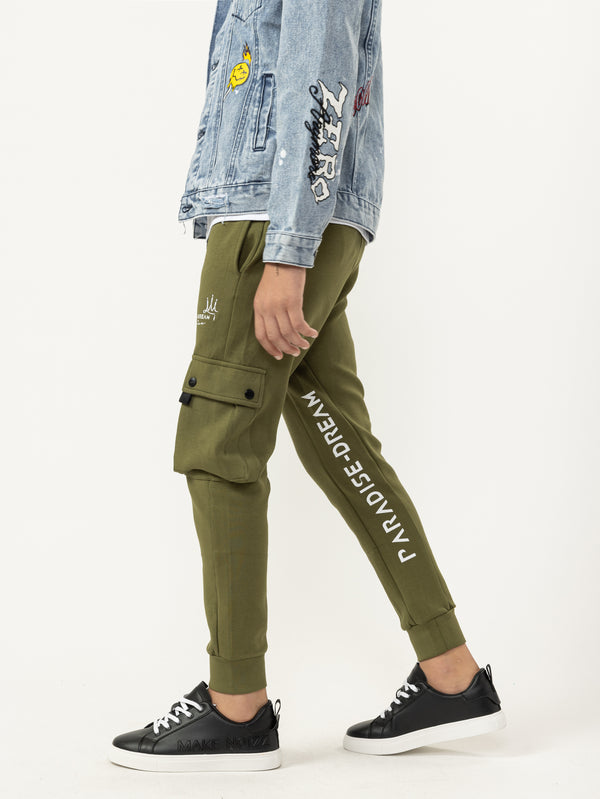 SWEATPANTS Army / 14