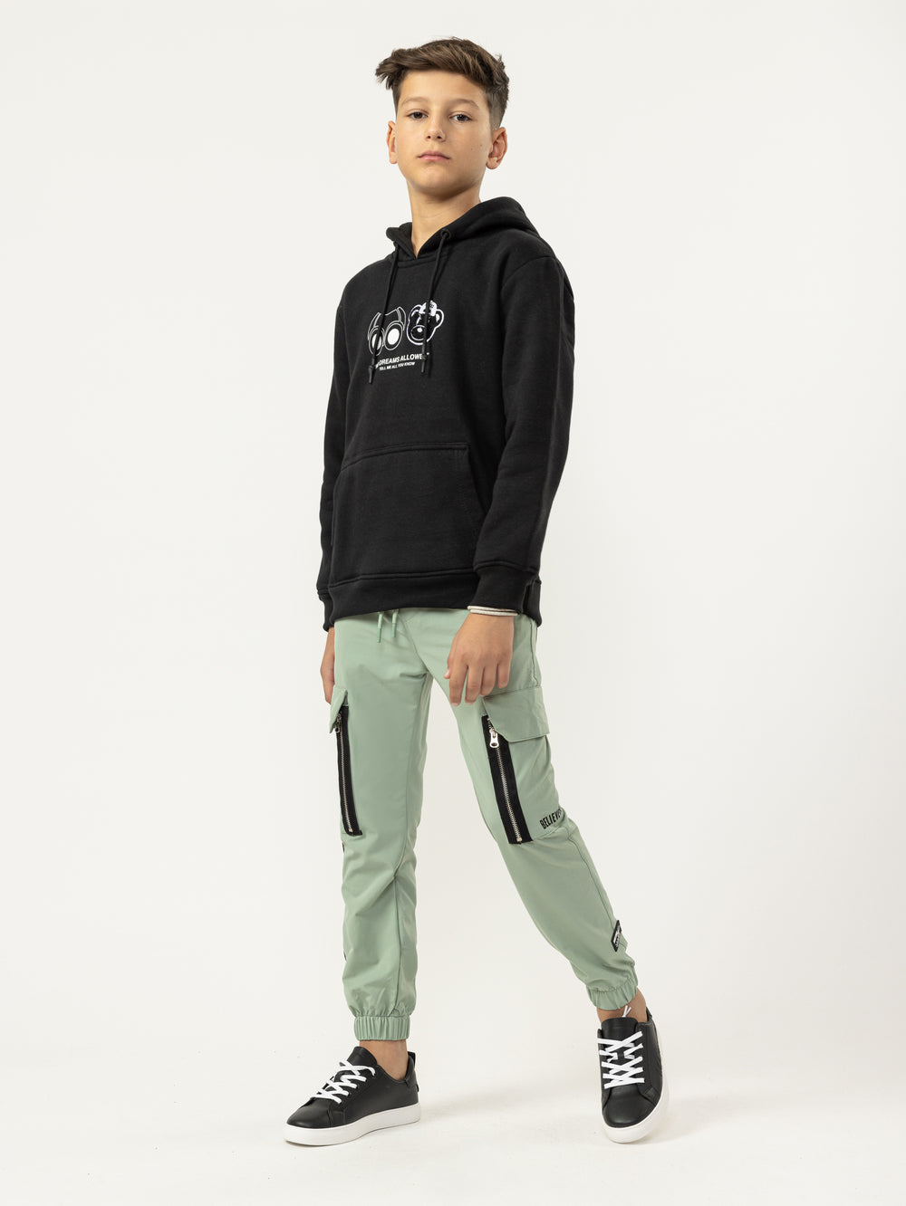 WOVEN PANTS Mint Green / 14