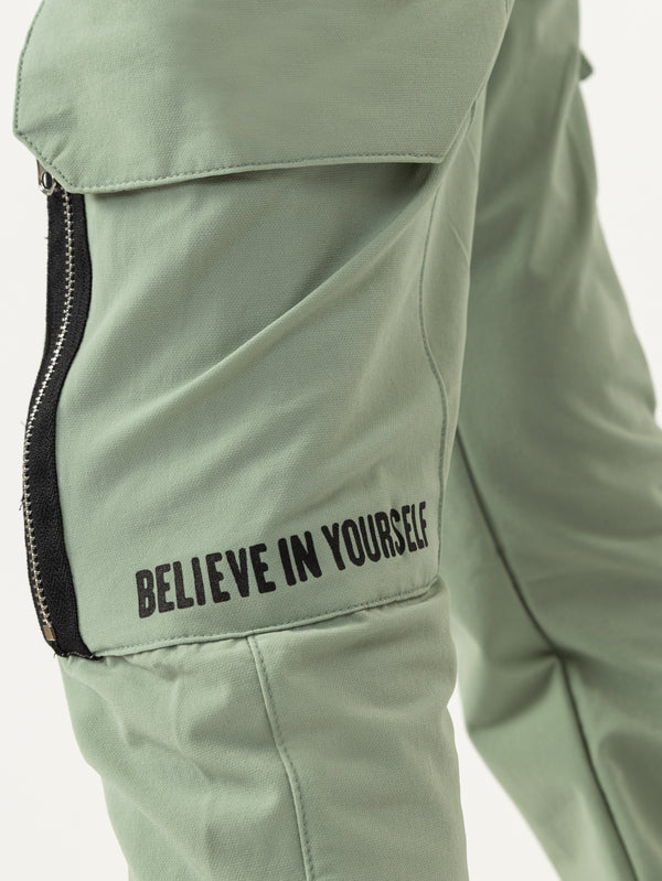 WOVEN PANTS Mint Green / 14