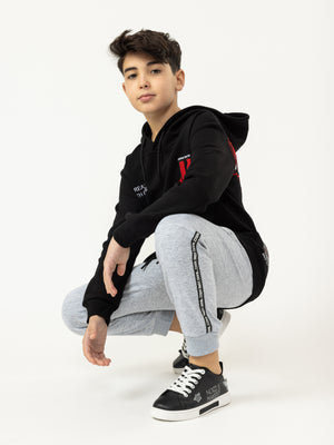SWEATPANTS Grey Melange / 14