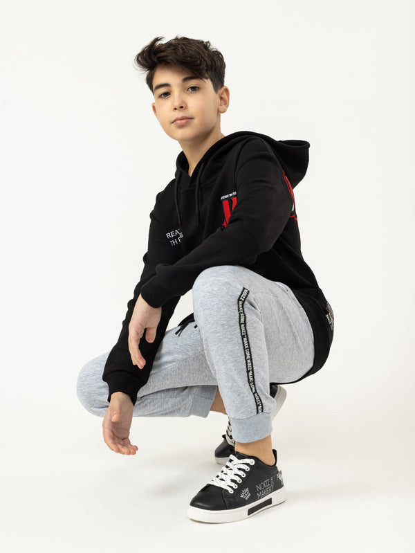 SWEATPANTS Grey Melange / 14