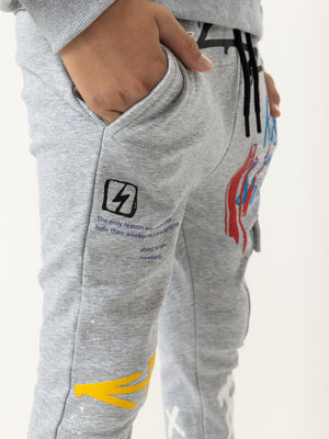 FASHION SET BOTTOM Gray-Melange / 14