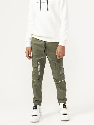 WOVEN PANTS Army / 14