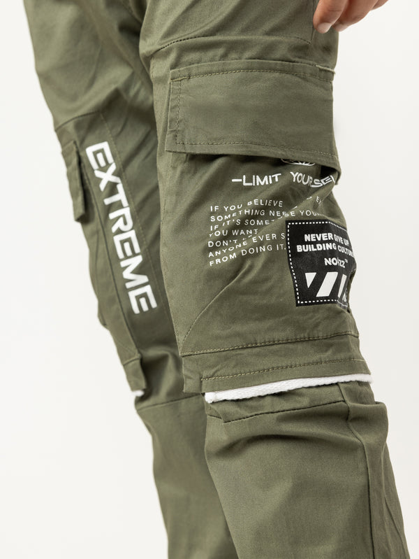 WOVEN PANTS Army / 14