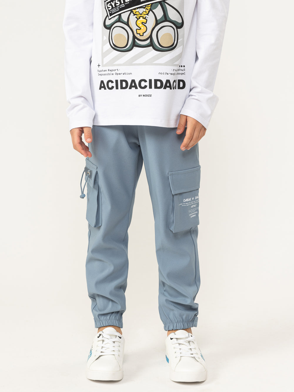 WOVEN PANTS Blue / 14