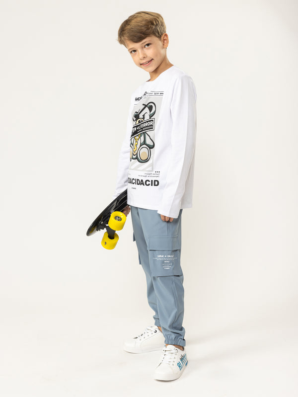 WOVEN PANTS Blue / 14