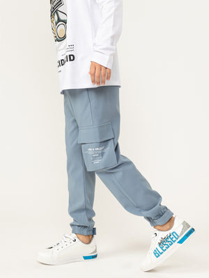 WOVEN PANTS Blue / 14