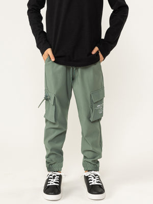 WOVEN PANTS Green / 14