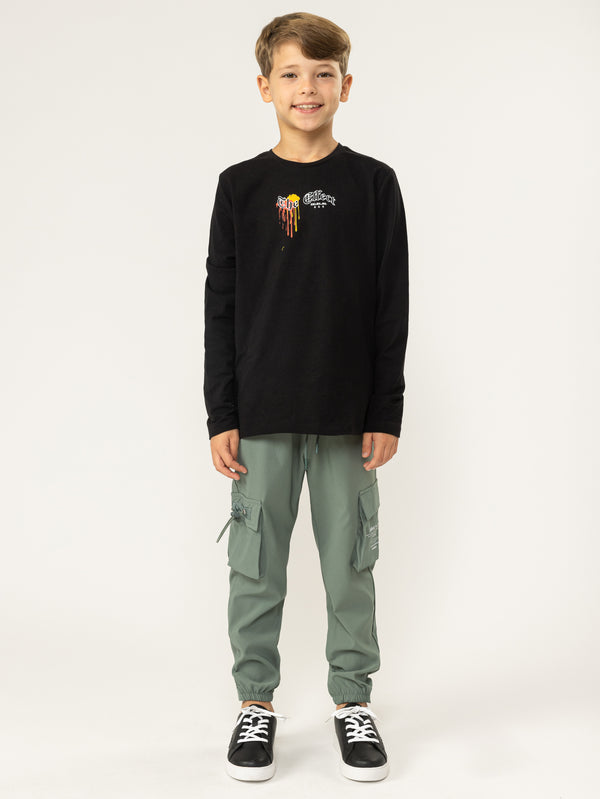 WOVEN PANTS Green / 14