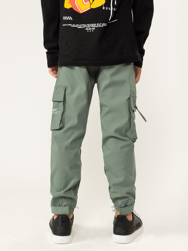 WOVEN PANTS Green / 14