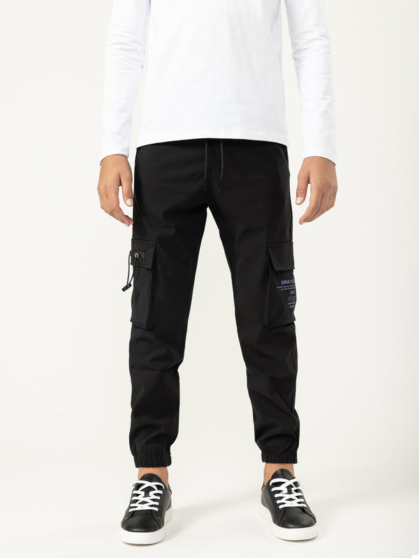 WOVEN PANTS Black / 14