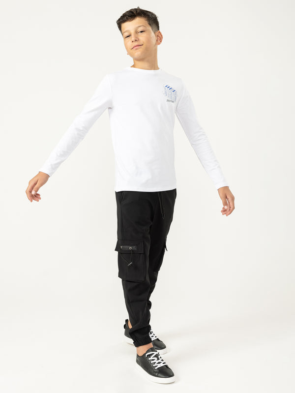 WOVEN PANTS Black / 14