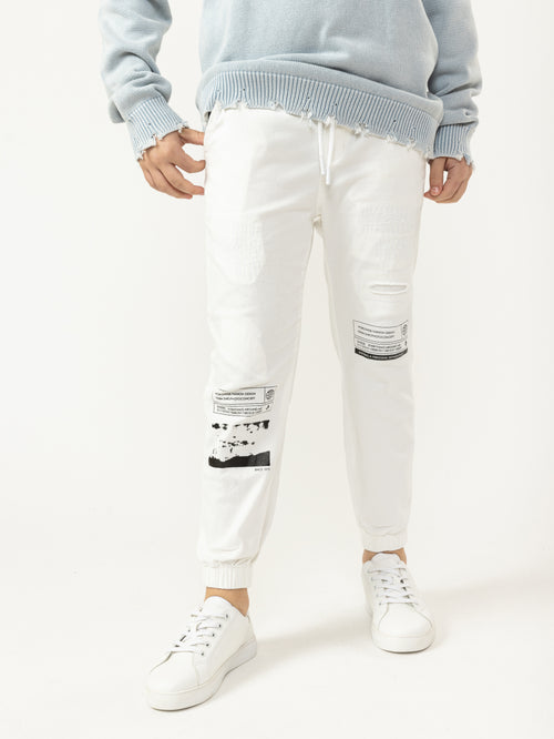 WOVEN PANTS White / 14