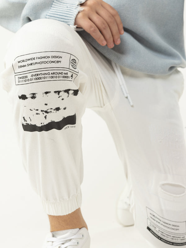 WOVEN PANTS White / 14