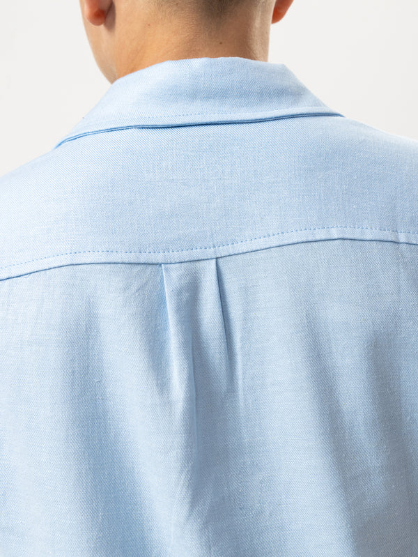 SHORT WOVEN SHIRT Light-Blue / 14