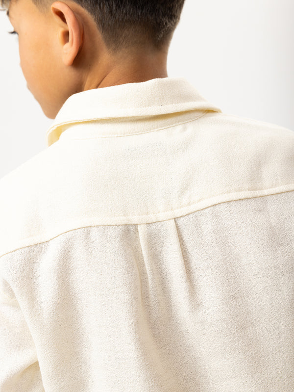 FASHION BUTTONNED SHIRTS Cream / 14