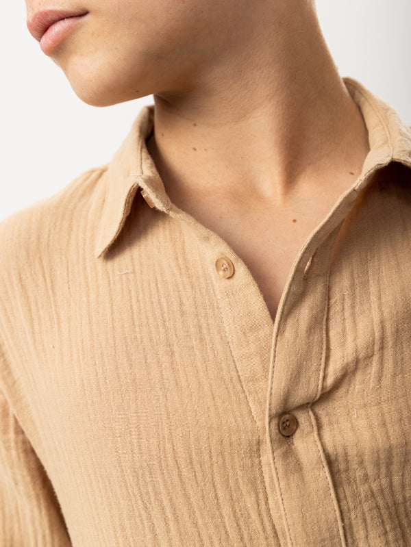 FASHION BUTTONNED SHIRTS Nude / 14