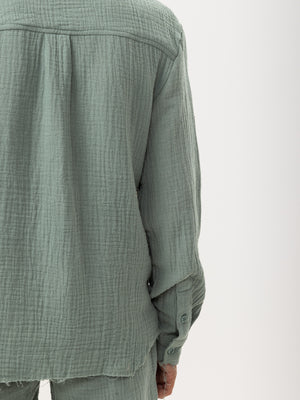 FASHION BUTTONNED SHIRTS Green / 14