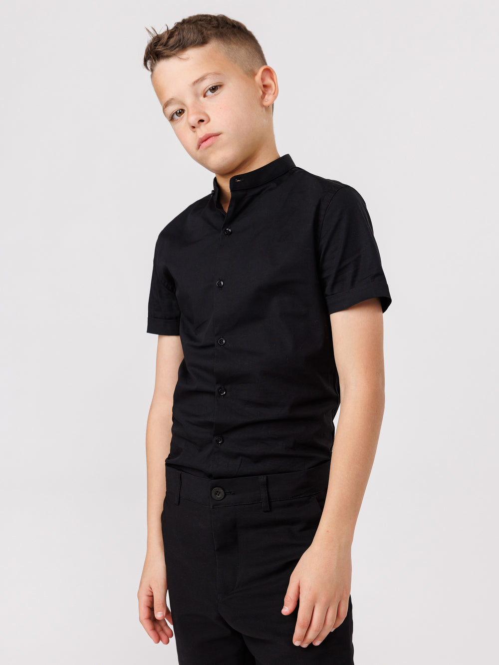SHORT WOVEN SHIRT White / 14