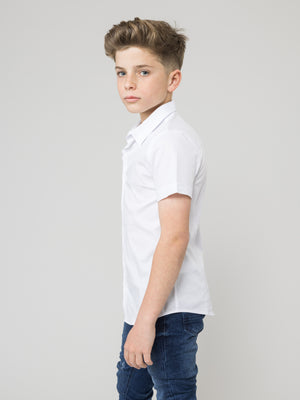 SHORT WOVEN SHIRT White / 14