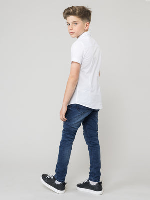 SHORT WOVEN SHIRT White / 14