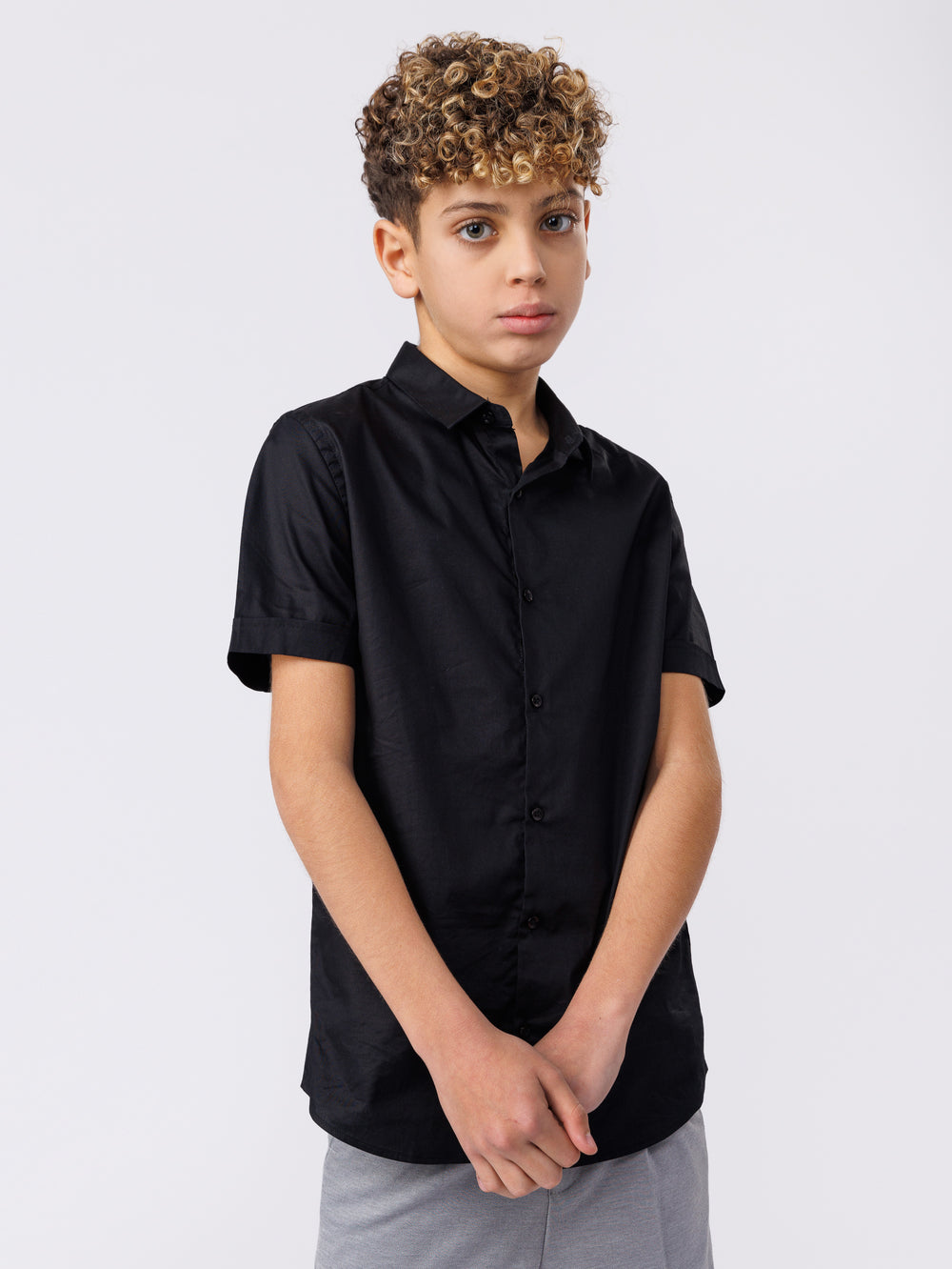 SHORT WOVEN SHIRT White / 14
