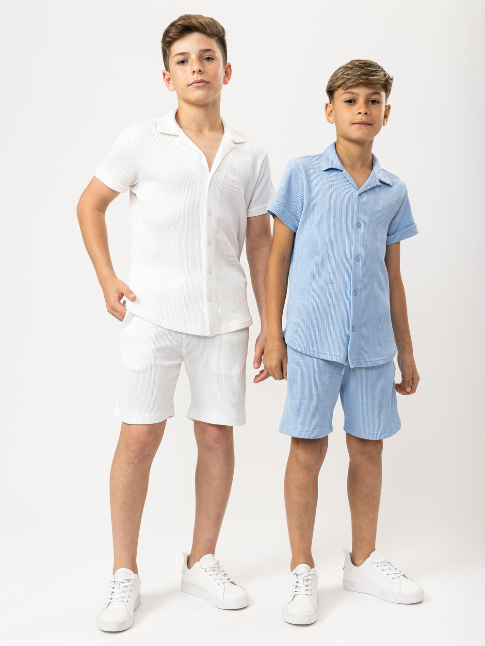 SHORT WOVEN SHIRT Cream / 14