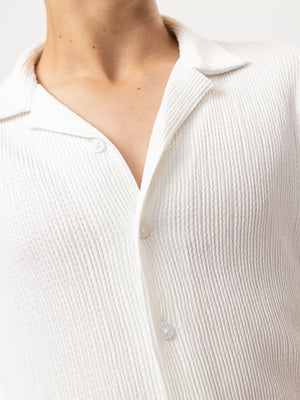 SHORT WOVEN SHIRT Cream / 14