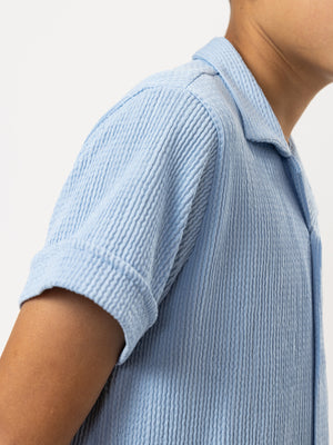 SHORT WOVEN SHIRT Light-Blue / 14