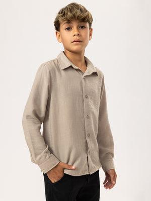 FASHION BUTTONNED SHIRTS Stone / 14