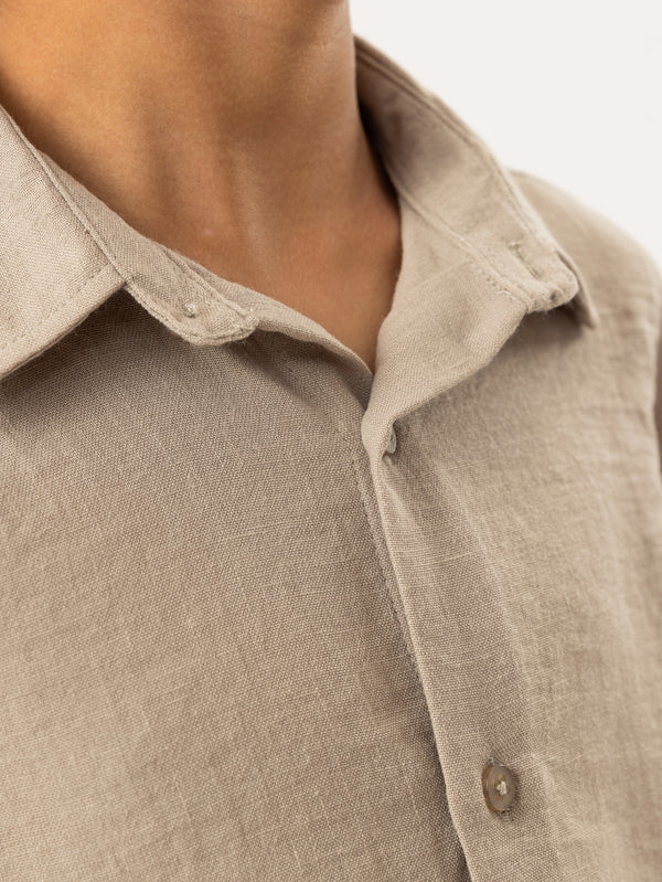 FASHION BUTTONNED SHIRTS Stone / 14