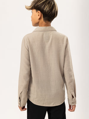 FASHION BUTTONNED SHIRTS Stone / 14