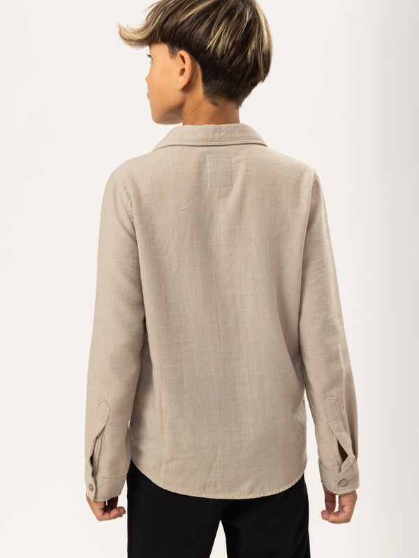 FASHION BUTTONNED SHIRTS Stone / 14