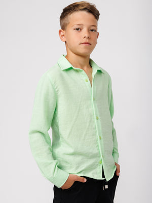 FASHION BUTTONNED SHIRTS Mint / 14