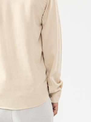FASHION BUTTONNED SHIRTS Beige / 14