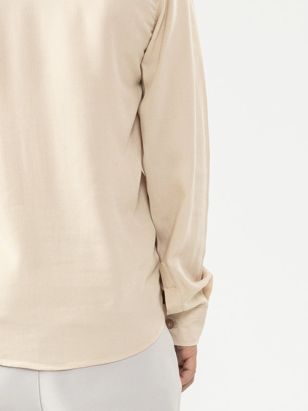 FASHION BUTTONNED SHIRTS Beige / 14