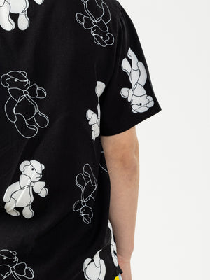 SHORT WOVEN SHIRT Black / 14