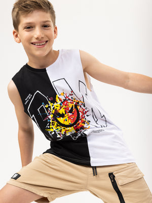 TANK TOPS Black / White / 14