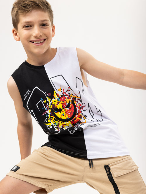 TANK TOPS Black / White / 14