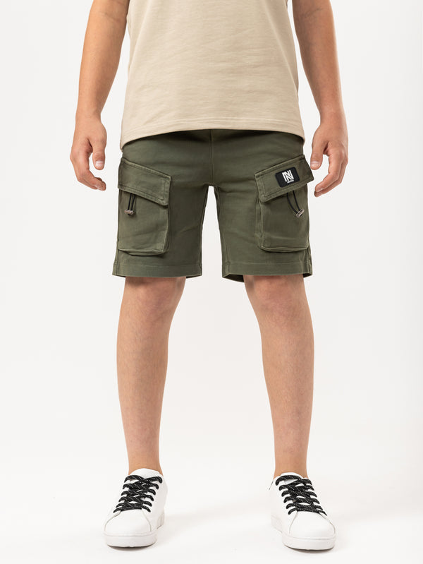 KNITTED BERMUDA Army / 14