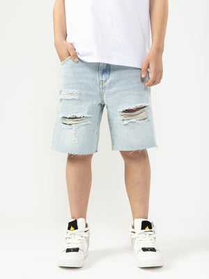JEANS BERMUDA Light Blue / 14